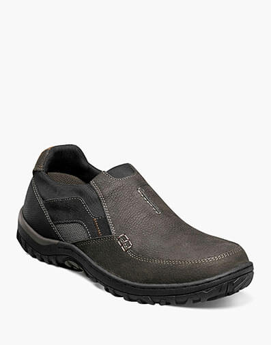 Quest Moc Toe Slip On in Charcoal for $135.00