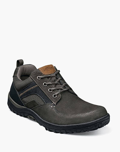 Quest Moc Toe Oxford in Charcoal for $125.00
