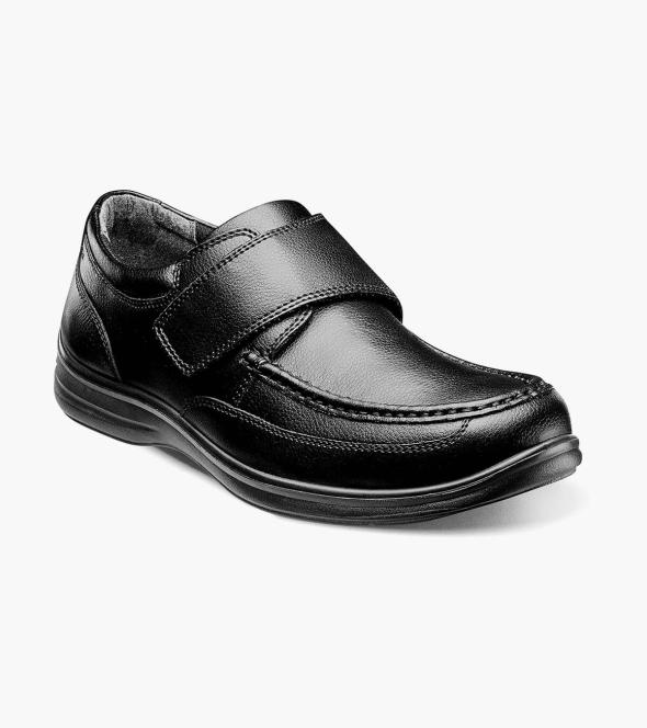 Nunn Bush Men\'s Black Matthew Moc Toe Monk Strap Shoes 84535-001 US Size 11M Amazon.com | Nunn Bush Men main image 4