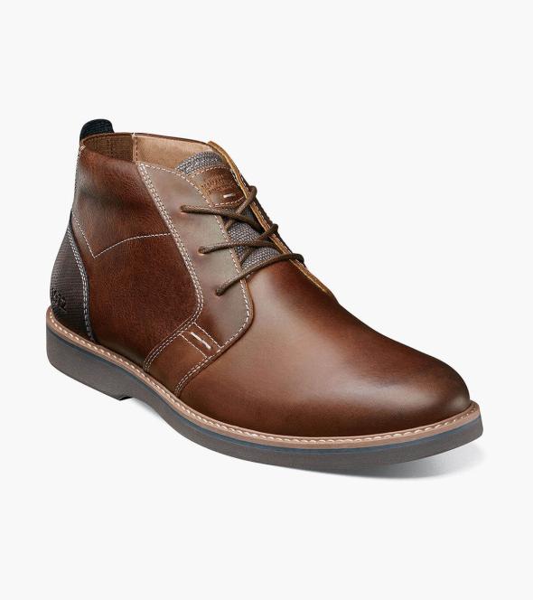 Nunn Bush Shoes Barklay Plain Toe Chukka Boot Brown CH Size 13