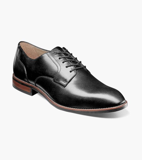 Fifth Ave Flex Plain Toe Oxford Men’s Dress Shoes | Nunnbush.com