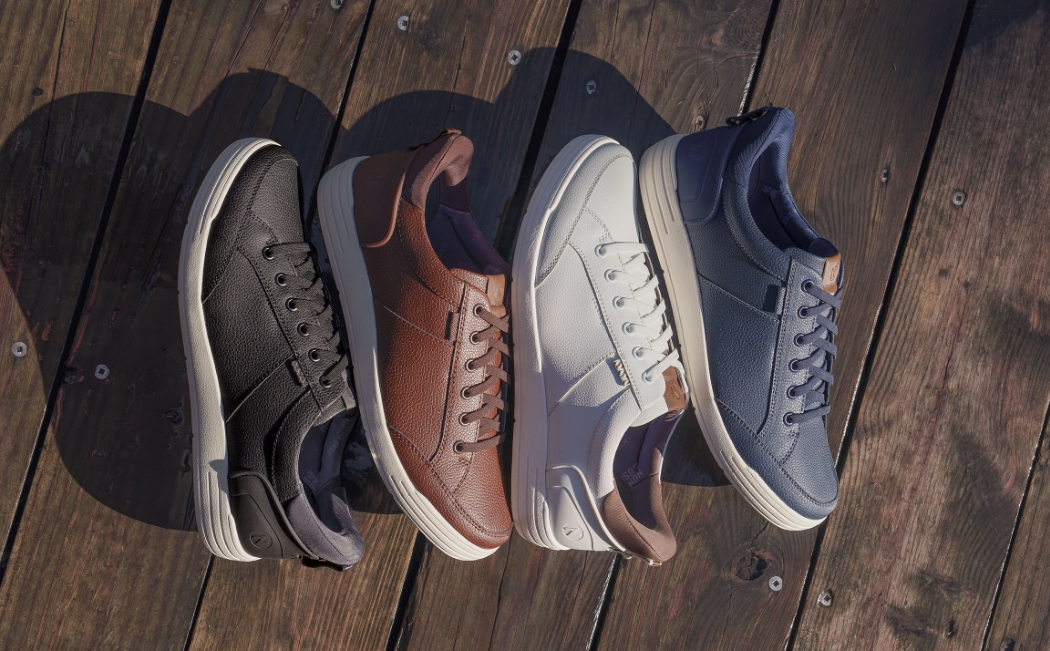 Image features Nunn Bush sneakers in 4 colors