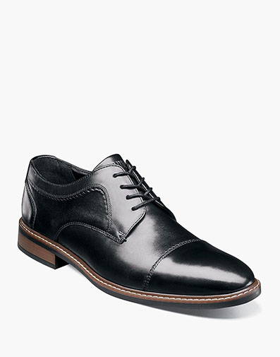 Hayden Cap Toe Oxford in Black for $130.00