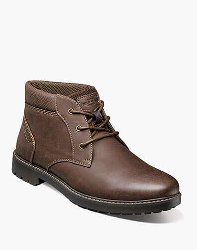 Delton Plain Toe Chukka Boot in Brown for $130.00