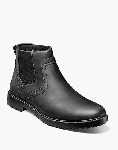 Delton Plain Toe Chelsea Boot in Black for $130.00