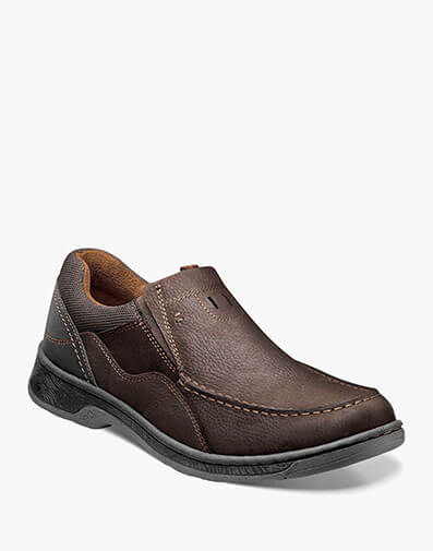 Brookston Moc Toe Slip On  Brown
