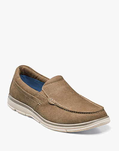 Zane Moc Toe Slip On in Taupe for $100.00