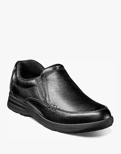 Cam Moc Toe Slip On in Black Tumbled for $102.99