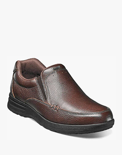 Cam Moc Toe Slip On in Brown Tumbled for $102.99