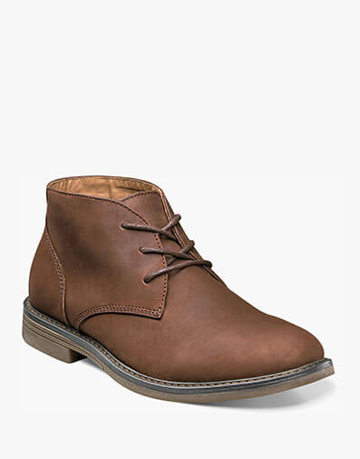 Lancaster Plain Toe Chukka Boot in Brown for $135.00