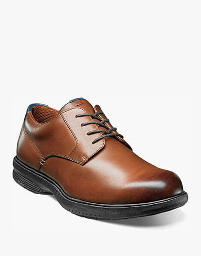 Marvin Street Plain Toe Oxford in Tan for $135.00