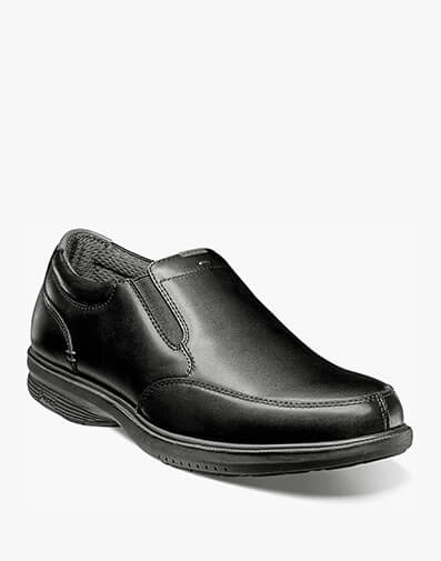 Myles Street Moc Toe Slip On in Black for $135.00