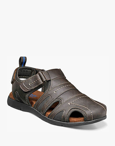 Rio Grande Closed Toe Fisherman Sandal in Brown for $69.99