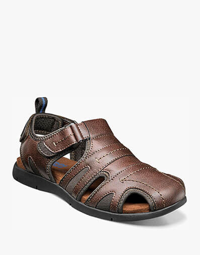 Rio Grande Closed Toe Fisherman Sandal in Tan for $69.99