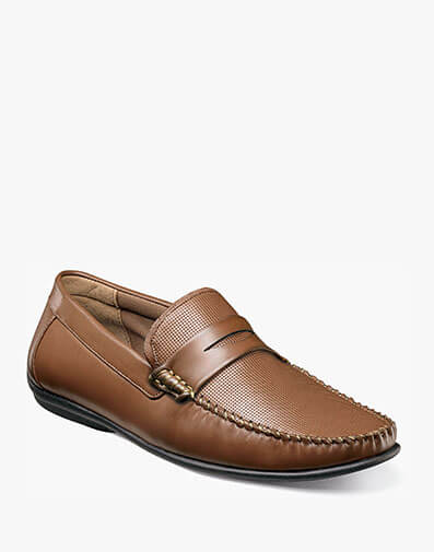 Quail Valley Moc Toe Penny Loafer in Cognac for $49.99