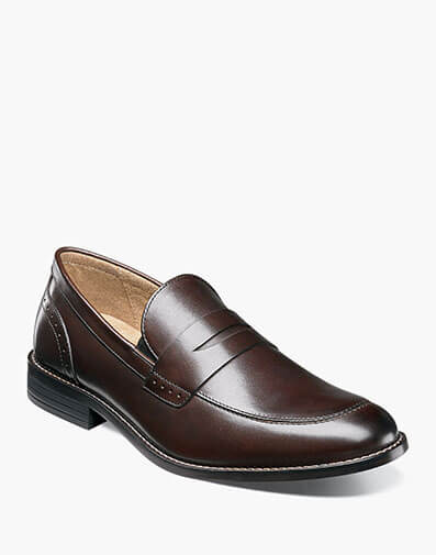 Strata Moc Toe Penny Slip On in Brown for $93.90