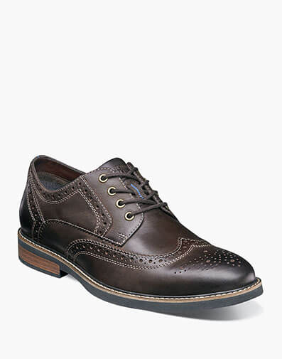 Oakdale Wingtip Oxford in Brown CH for $130.00