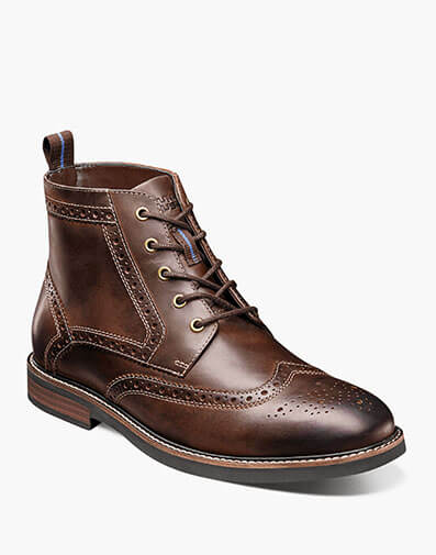 Odell Wingtip Boot in Brown CH for $140.00