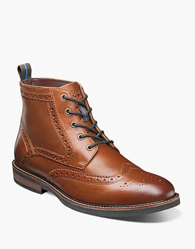 Odell Wingtip Boot in Tan Nubuck for $150.00