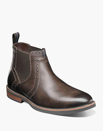 Otis Plain Toe Chelsea Boot in Brown CH for $150.00