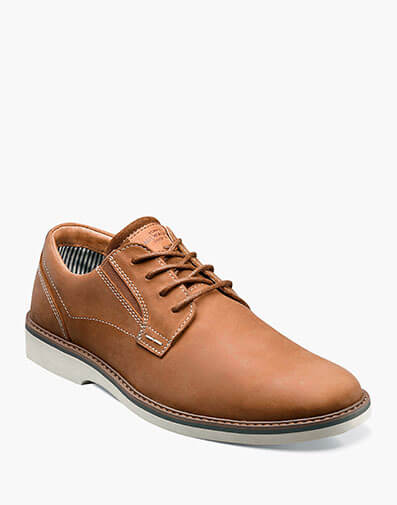 Barklay Plain Toe Oxford Tan Nubuck