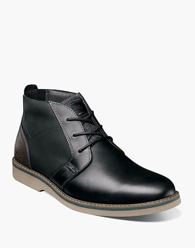 Barklay Plain Toe Chukka Boot in Black Multi for $135.00