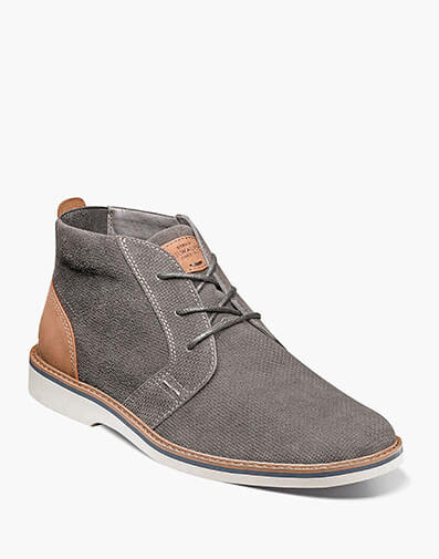 Barklay Plain Toe Chukka Boot in Gray for $135.00