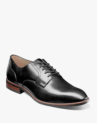 Fifth Ave Flex Plain Toe Oxford in Black for $135.00