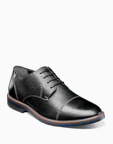 Pasadena Cap Toe Oxford in Black for $130.00