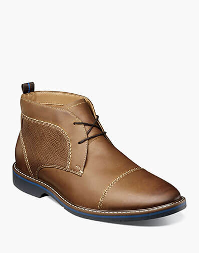 Pasadena Cap Toe Chukka in Cognac for $69.99
