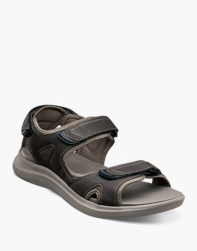 Rio Vista Three Strap River Sandal in Brown Multi for $110.00