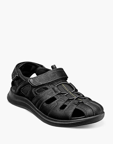 Rio Vista Fisherman Sandal Black