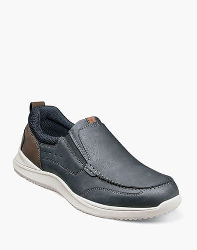 Conway Moc Toe Slip On in Navy for $100.00