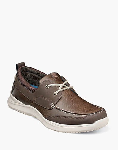 Conway Moc Toe Boat Shoe Brown