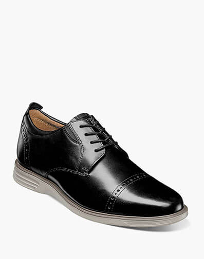 New Haven Cap Toe Oxford in Black for $135.00