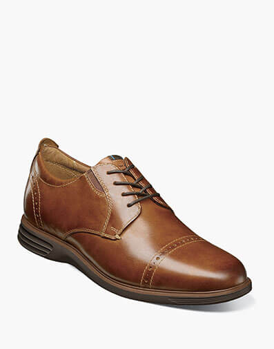 New Haven Cap Toe Oxford in Cognac for $135.00