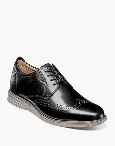 New Haven Wingtip Oxford in Black for $135.00