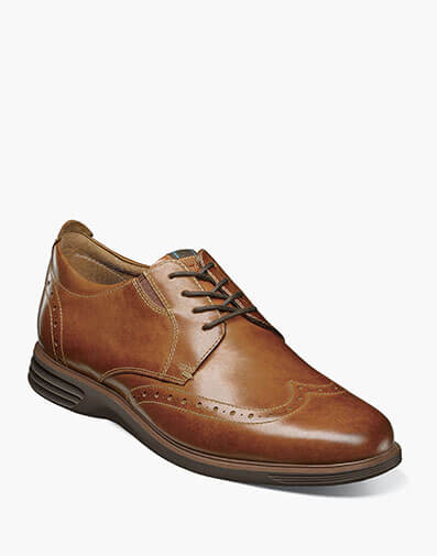 New Haven Wingtip Oxford in Cognac for $135.00