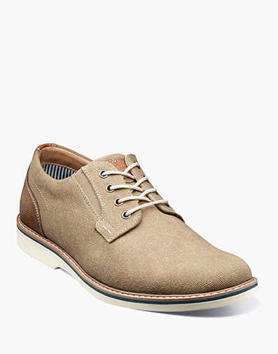 Barklay Canvas Plain Toe Oxford Khaki