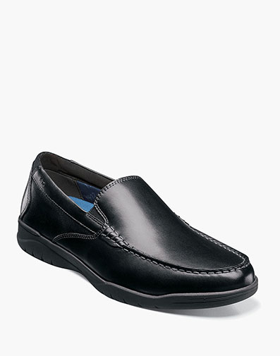 Sumter Moc Toe Venetian Slip On in Black for $135.00