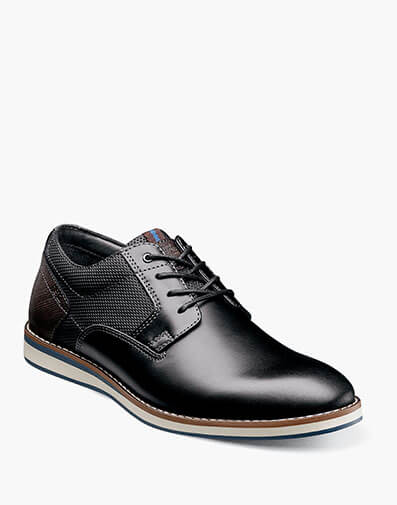 Circuit Plain Toe Oxford Black Multi