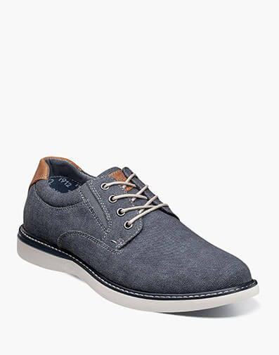 Bayridge Canvas Plain Toe Oxford in Blue Denim for $100.00