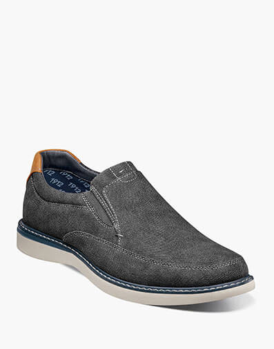 Bayridge Canvas Moc Toe Slip On in Cement Canvas for $100.00