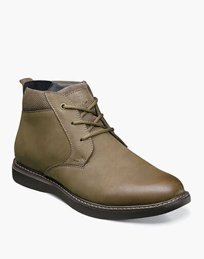 Bayridge Plain Toe Chukka in Moss for $145.00