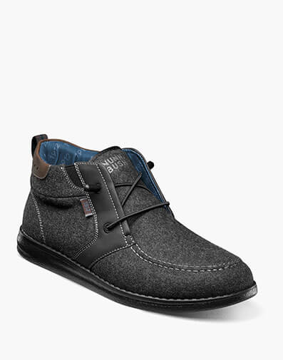 Brewski Moc Toe Chukka in Charcoal for $90.00