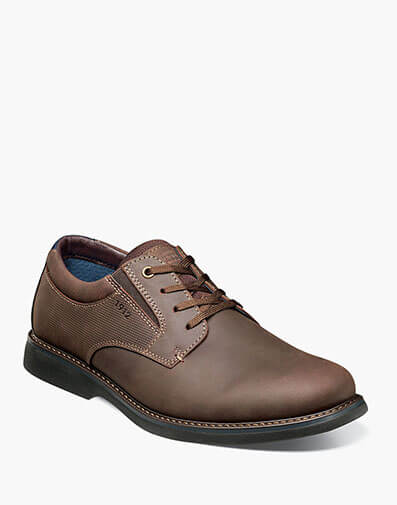 Otto Plain Toe Oxford in Brown CH for $125.00