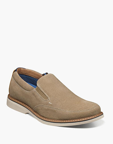 Otto Moc Toe Slip On Stone