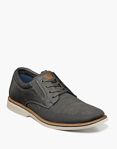 Otto Knit Plain Toe Oxford Gray Multi
