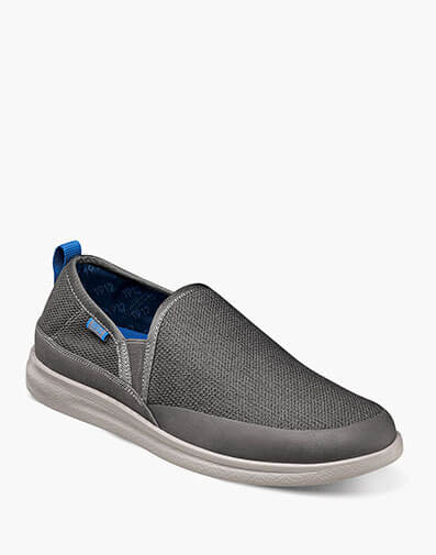 Brewski Knit Plain Toe Slip On in Charcoal for $100.00