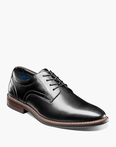 Centro Flex Plain Toe Oxford Black